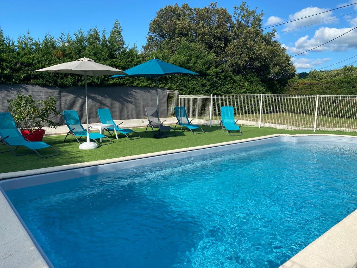 Gite Lavande Avec Piscine Privee Classe 4 Etoiles Lagorce  Kültér fotó