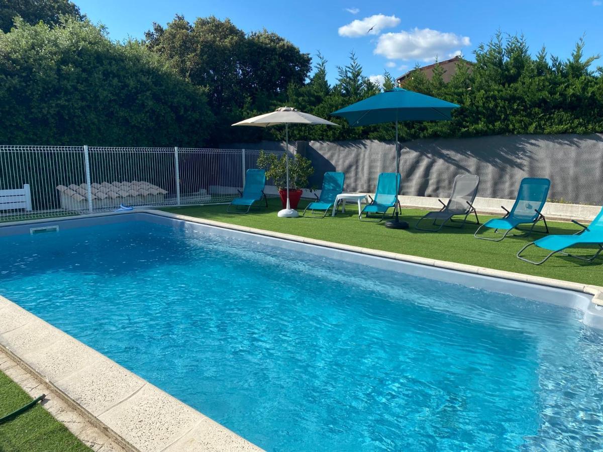 Gite Lavande Avec Piscine Privee Classe 4 Etoiles Lagorce  Kültér fotó
