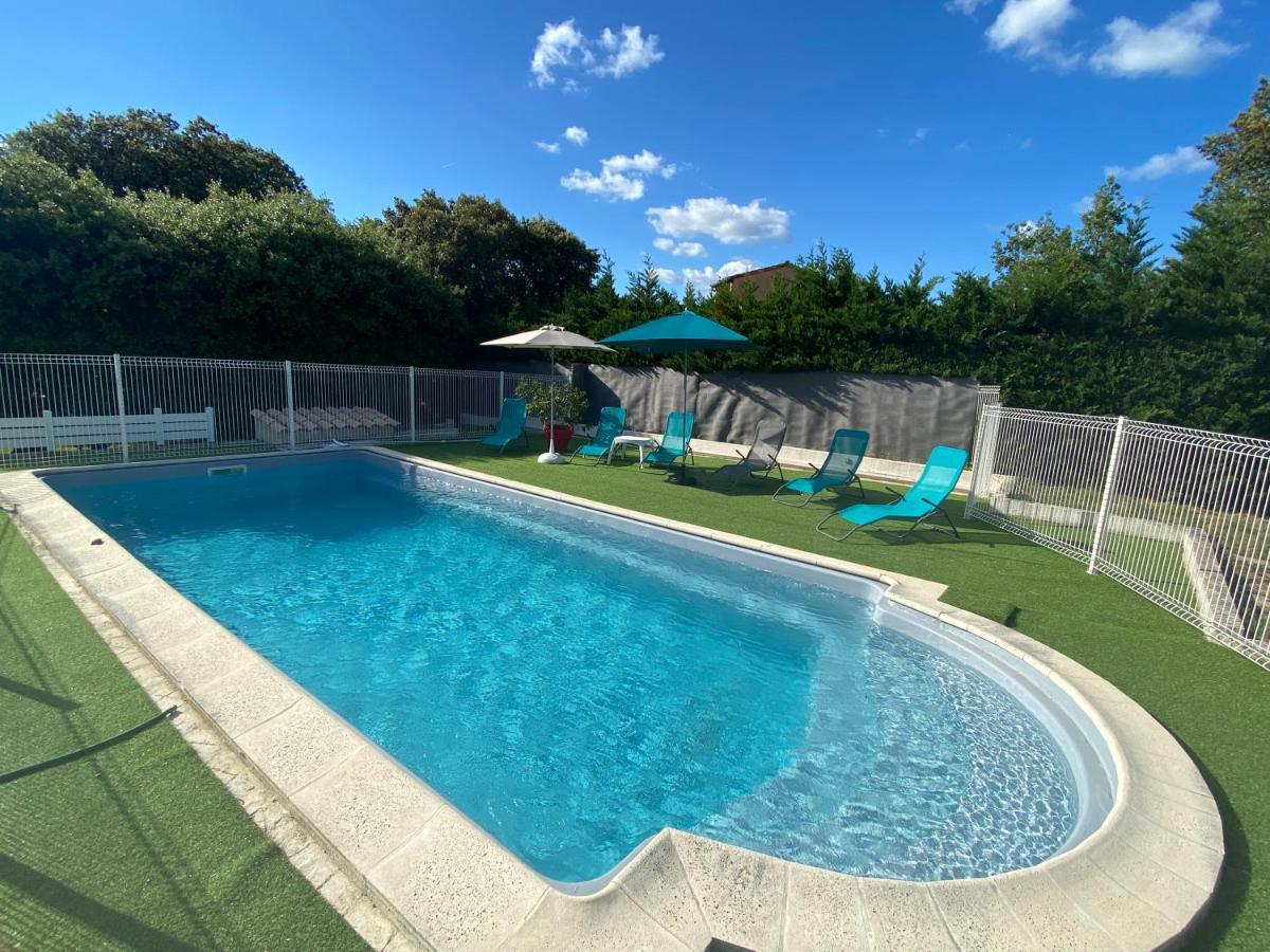 Gite Lavande Avec Piscine Privee Classe 4 Etoiles Lagorce  Kültér fotó